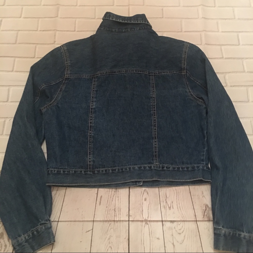 Juniors.Com Cyber Generation Girls Jean Jacket S M - Picture 4 of 6
